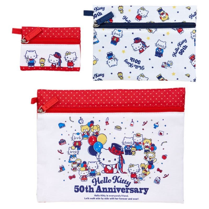 Conjunto De Bolsa De Maquiagem Kawaii-Hello Kitty Para Meninas (Melhor Ideia De Presente)