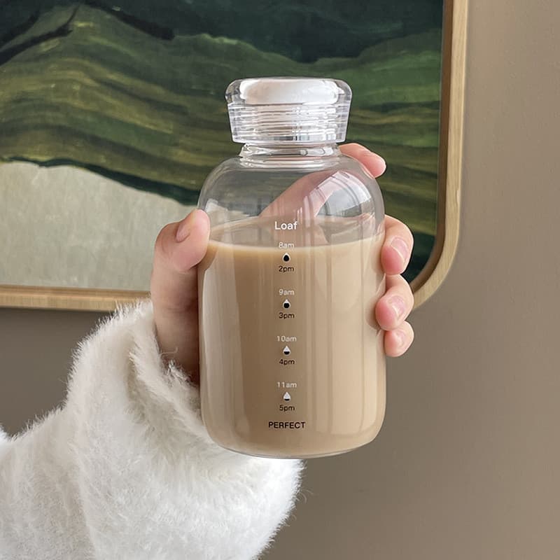 Xícara de café fermentação fria portátil, vidro resistente a altas temperaturas, fermentação fria, trabalho prático, lei