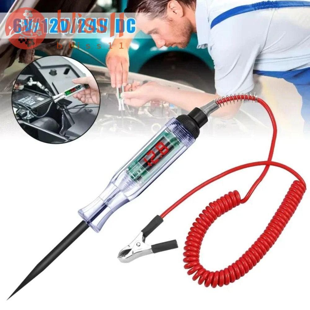 Caneta De Teste De Sonda De Diagnóstico De Carro BLISS11 , Testador De Circuito De Tensão Automático 6V 12V 24V , Displa