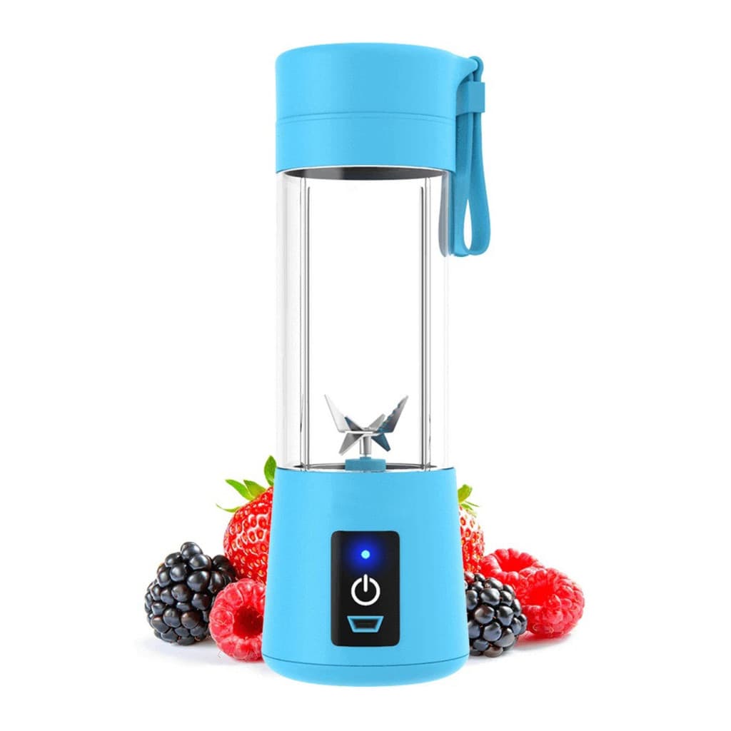 Mini Liquidificador Portátil USB 320ml 6 Lâminas