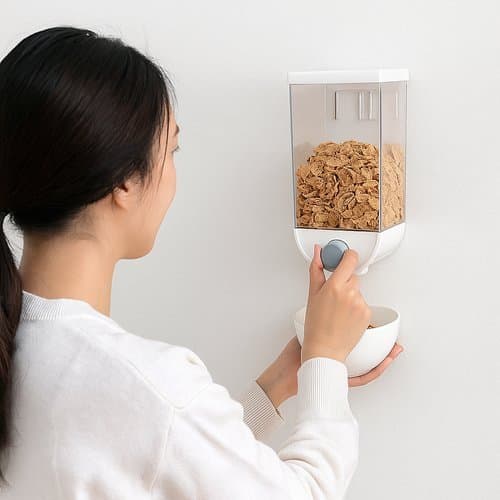 Dispenser Organizador Suspenso Multiuso Capacidade 1500ml Ideal Banheiro Cozinha Lavanderia