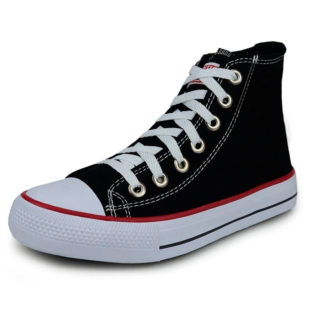 Tênis Feminino E Masculino  All Cano Alto Star Tradicional Tecido Premium Confortável OUTLETPOWER