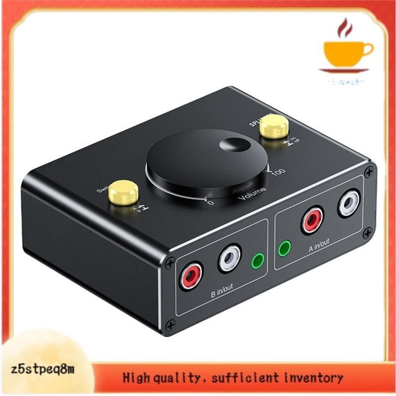 Comutador Bidirecional De 3.5 Mm Para Áudio Switcher 1 Em 2 Saídas Ou 2 1 Saída Dual A Splitter