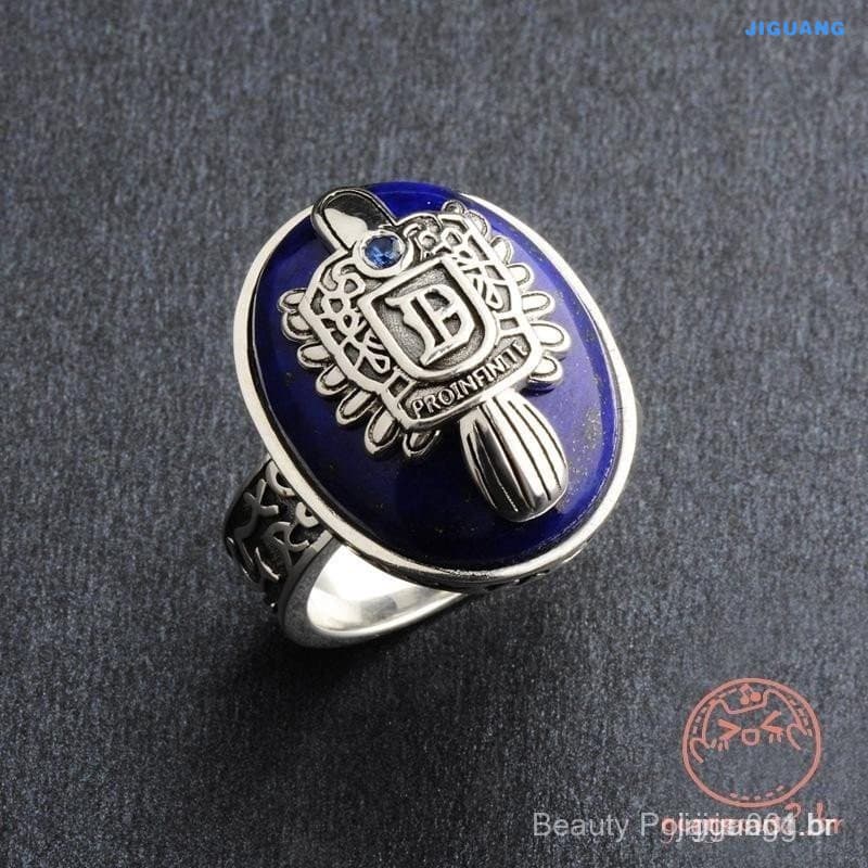 ♟ Anéis De Crista Da Família The Vampire Diaries Vintage Damon/Stefan Salvatore Sun