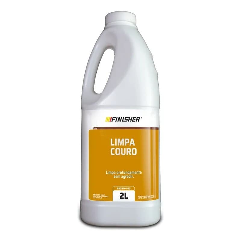 Limpa Couro Finisher 2L Limpeza Profunda Sem Agredir Couro Automotivo