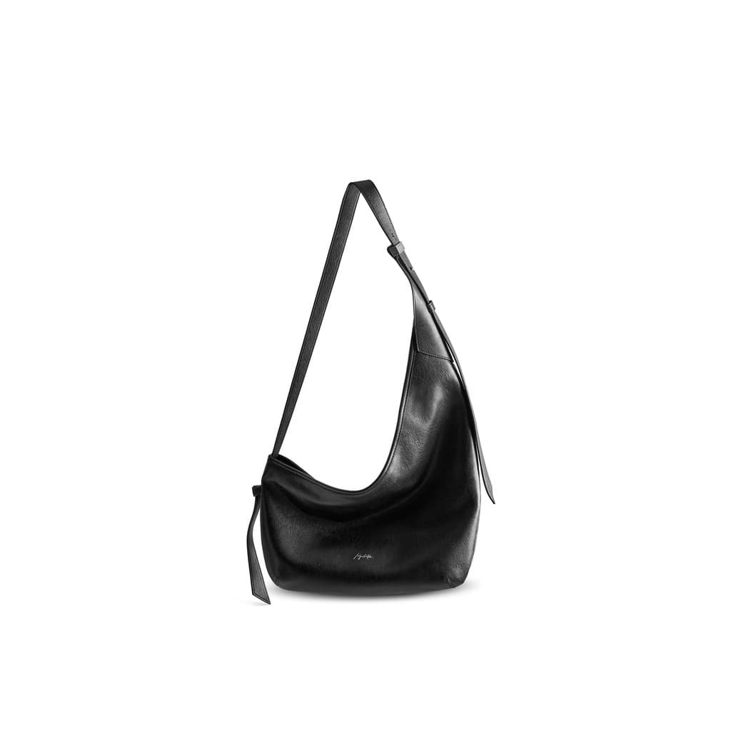 [Mesmo estilo de Zhang Yifan] INJOYLIFE Bolsa de selim exótica minimalista bolsa de ombro transversal unissex retrô