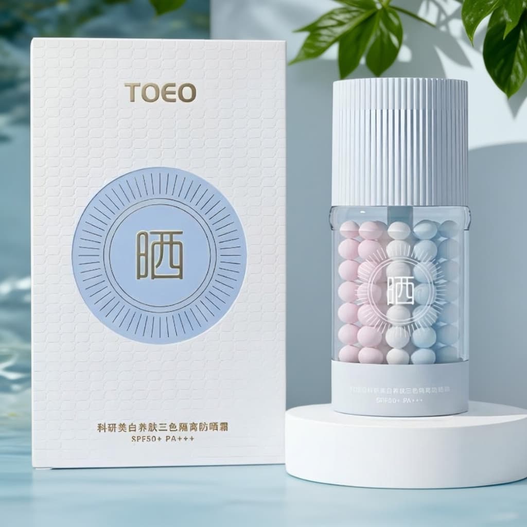 TOEO Science Research Clareador Nutritivo Pele Tricolor Base Protetor Solar FPS50 + PA +++ Primer de maquiagem até 2030