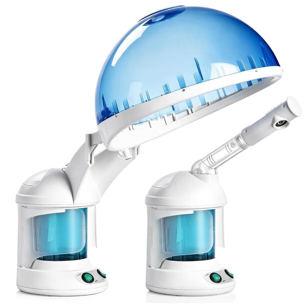 ER DEAL Vaporizador de Cabelo PRO 3 em 1 Multifuncional com Acessório de Capuz para Vaporizador Facial, Vaporizador para