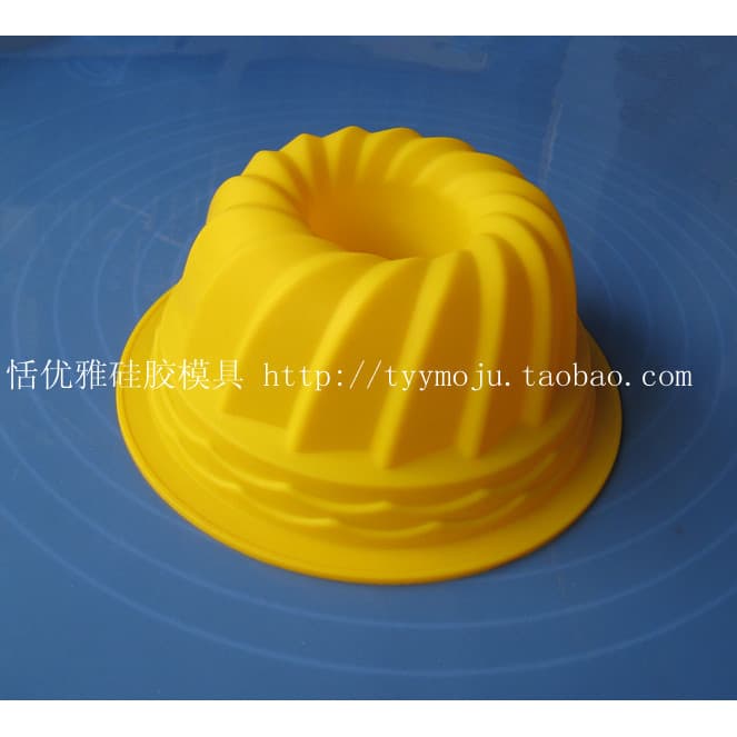 15*6CM cerca de 13cm tamanho pequeno único furo cuco Hoff bolo DIY molde de bolo de Silicone bolo de anjo