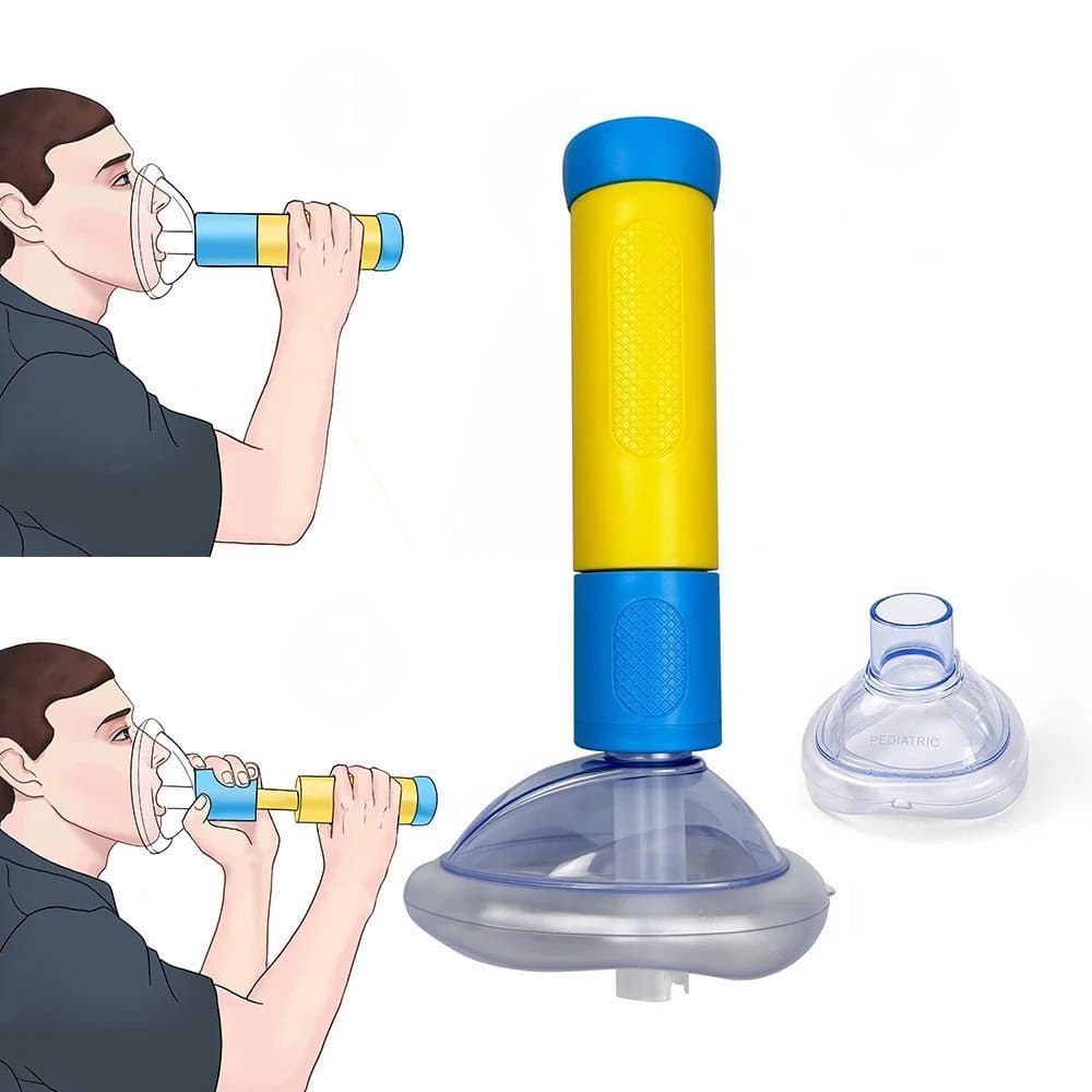 Dispositivo De Resgate De Asfixia Para Crianças E Adultos Com 2 Máscaras Anti-Portátil De Emergência Kit Doméstico