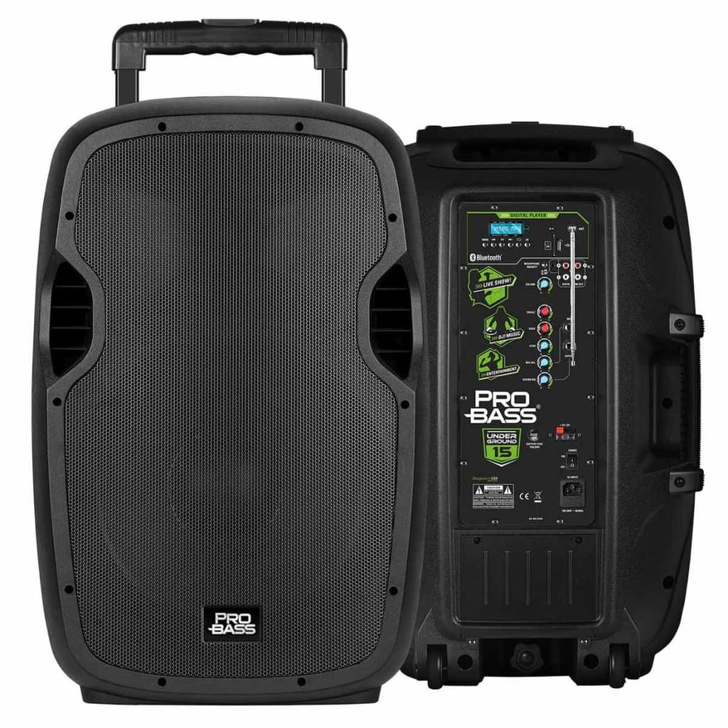 Caixa Ativa com Bateria Pro Bass Underground 15