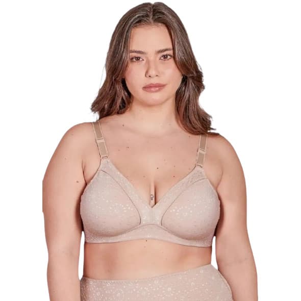 Sutiã Duloren Reforçado Plus Size Sem Bojo Alaska Ref 111743