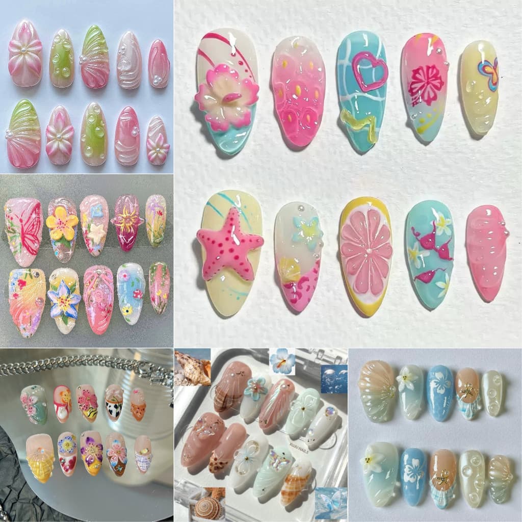 2025 Novo 10 Pçs Unhas Falsas Francesas À Prova Dwaterproof Água Reutilizável Casamento Formatura Imprensa Em Com Kit Gr