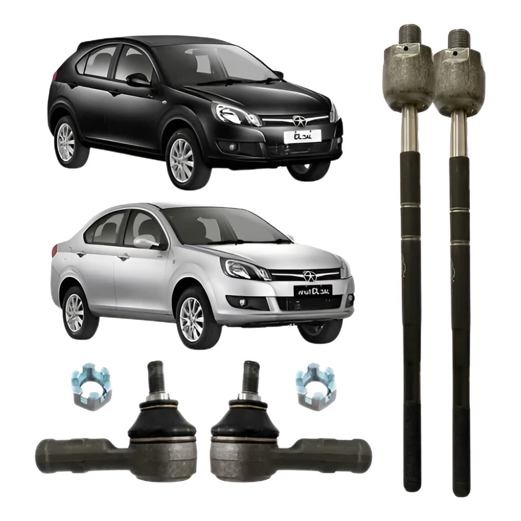 Kit 2 Barra Articulação +terminal Direção Jac J3 2011 Á 2017