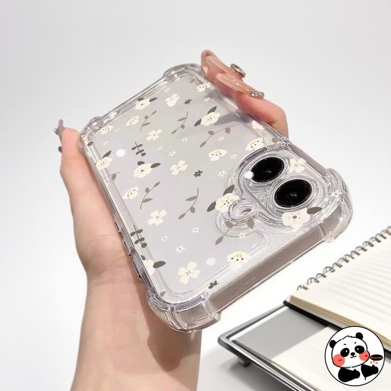 Capa De Airbag De Flor Elegante Para Samsung Galaxy S10 S9 S8 Plus S10 Lite S10E Note 20 10 9 8 Ultra 5G 4G Transparente