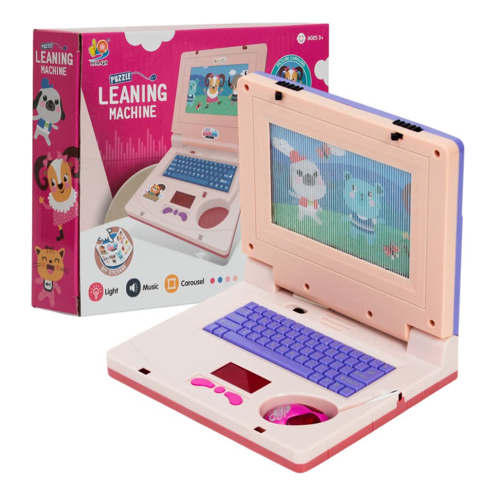 Laptop Infantil Com Mouse Notebook Didático Cor Sortida