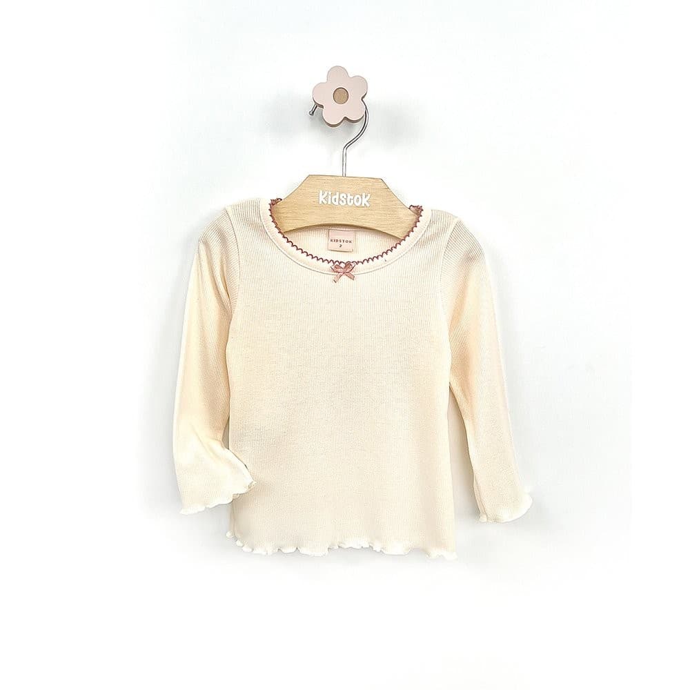 Blusa Menina Ribana Picueta Manga Longa - Kidstok