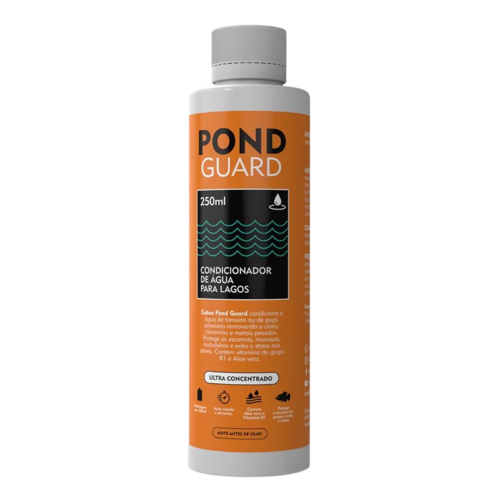 Condicionador de Água Cubos Pond Guard 250ml Anti Cloro