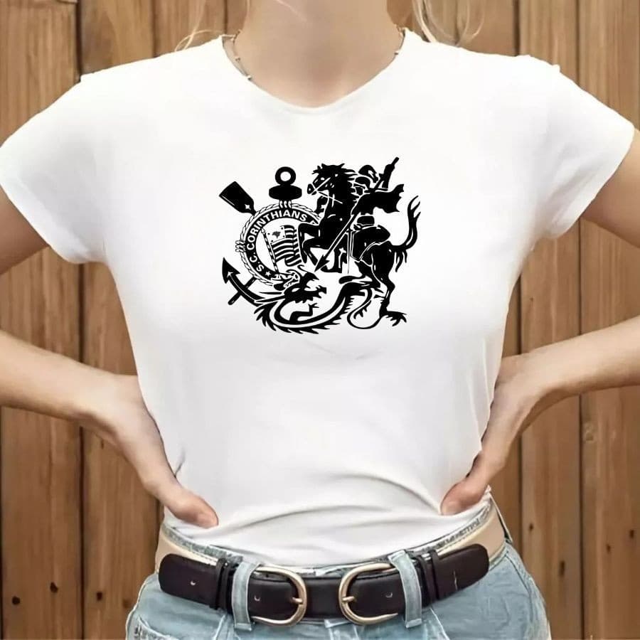 Camiseta Do Corinthians/ Camisa Do Coringao Feminina Vários Modelos personalizada.
