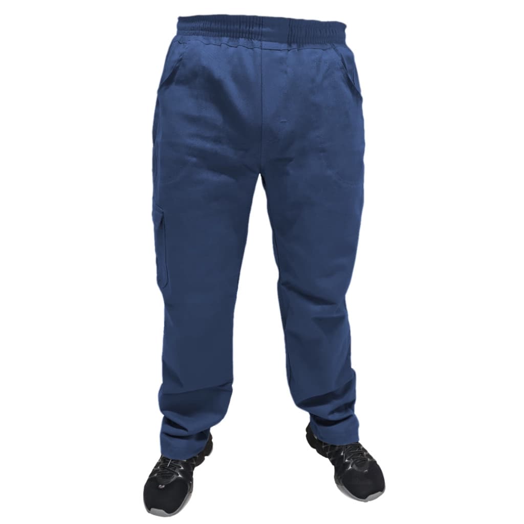 Calça de Uniforme Segurança Brim Profissional Reforçada