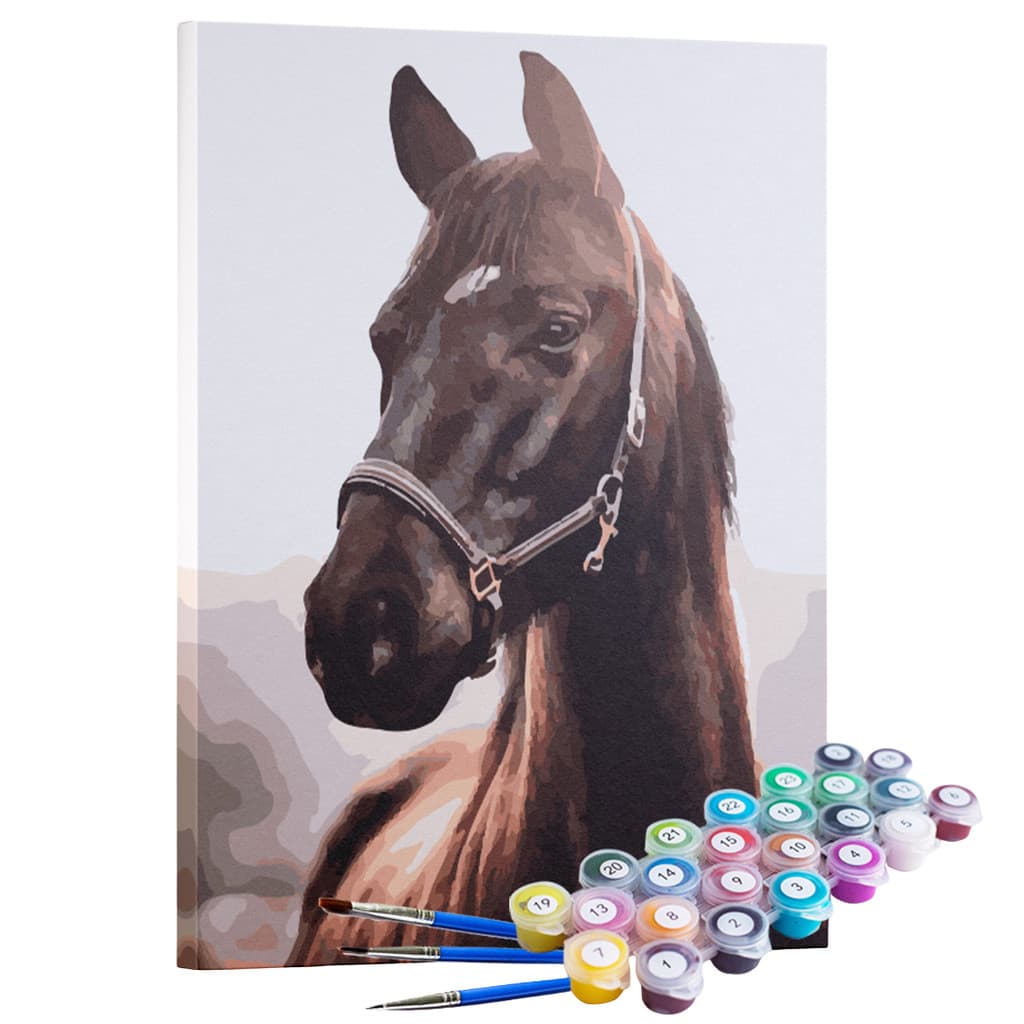 Kit Pintura Terapêutica - Cavalo Negro