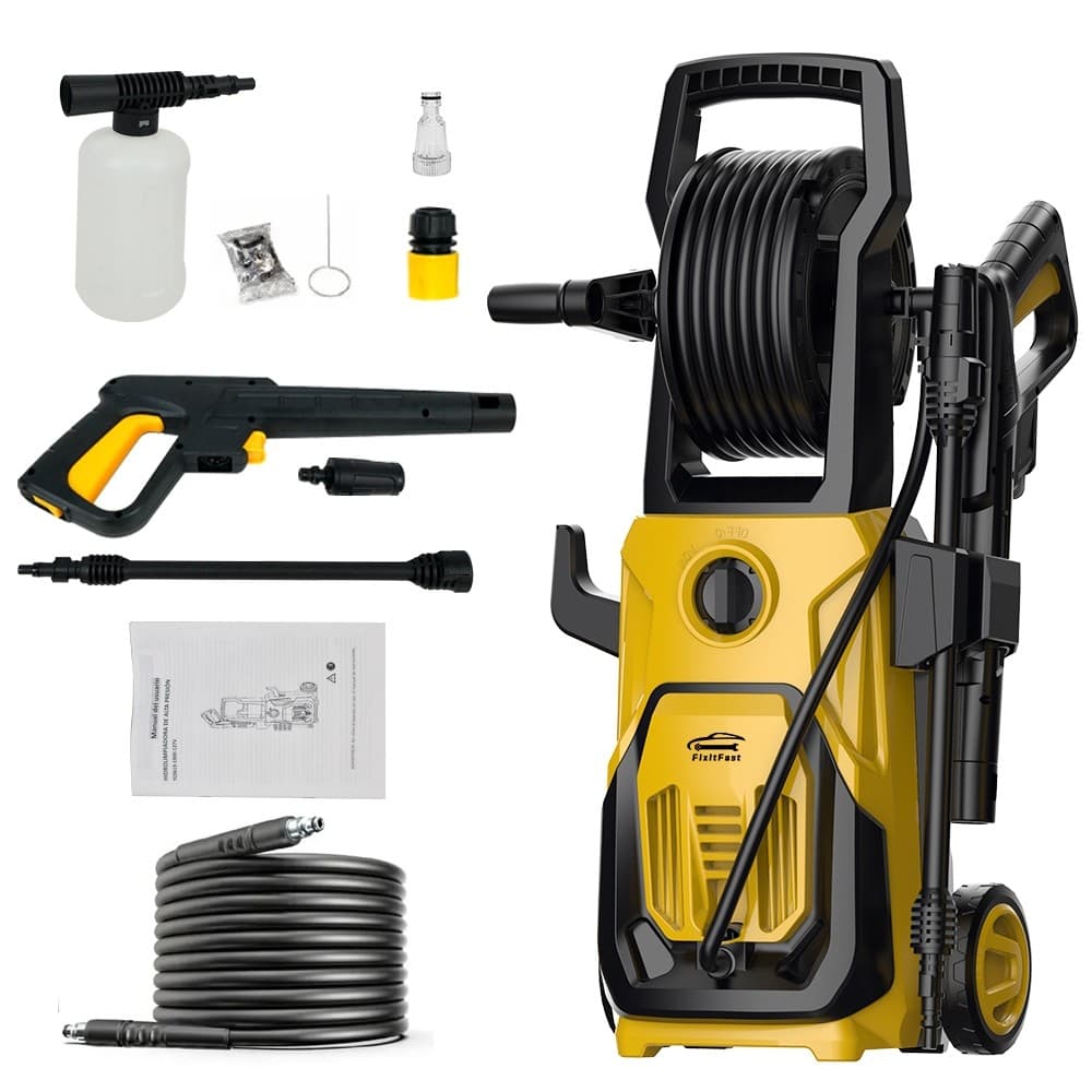 Fixitfast 2000w Lavadora De Alta Pressão Turbo 120bar 1740psi 127V/220V