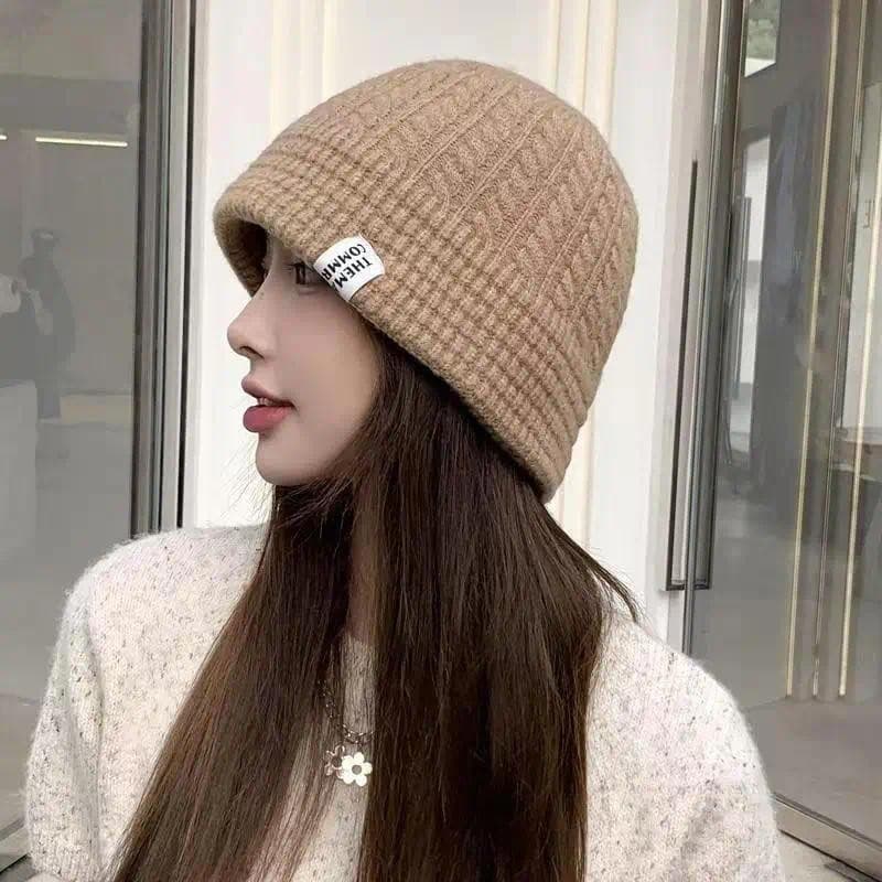 Mulheres Outono Inverno Balde Chapéu De Lã Quente Cabo Malha Pescador Boné Casual Dobrável Panamá Senhora Ao Ar Livre Pr
