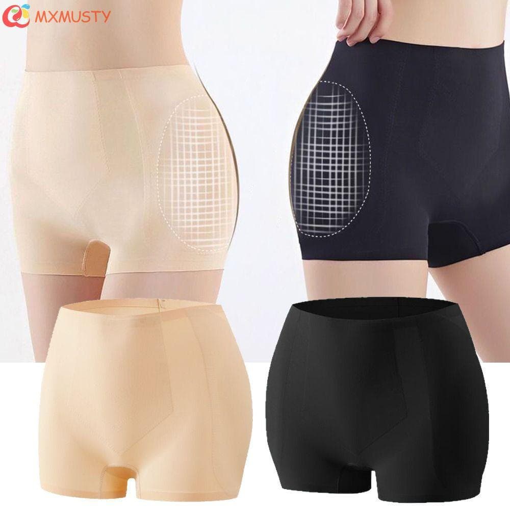 Roupa Íntima Para Controle De Barriga MXMUSTYZA , Modelador De Cintura Alta Sem Costura Com Almofadas , Contração Da