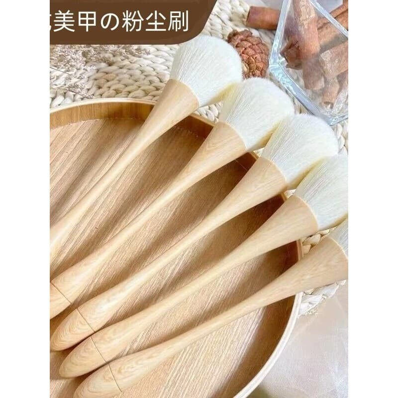Nova High-End Manicure escova de poeira Log cor escova macia pequena cintura polimento de unhas escova de limpeza especi