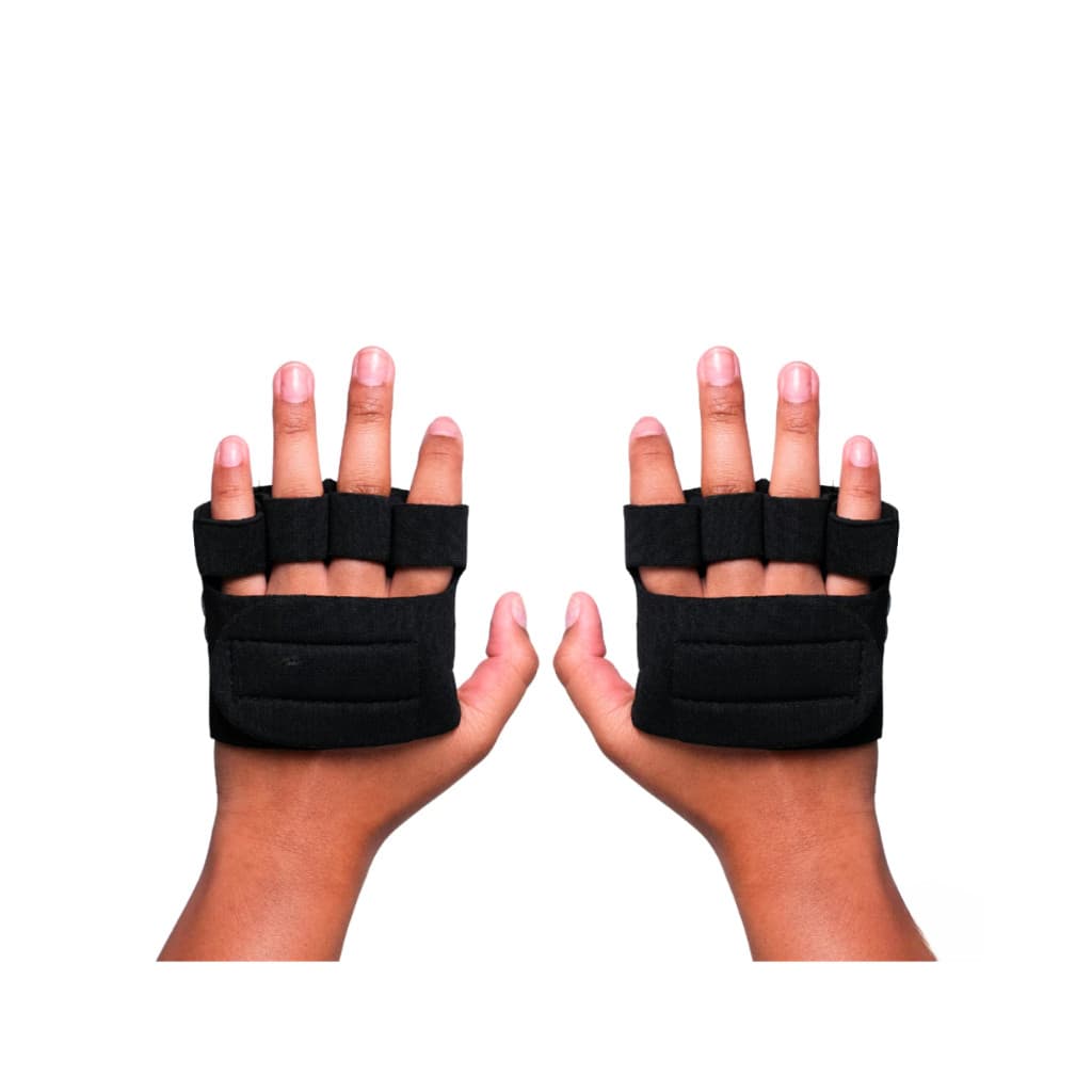 Luva Caleira Dedeira - Academia Para Musculação Par De Luvas Treino Crossfit Fitness Bike Dedeira