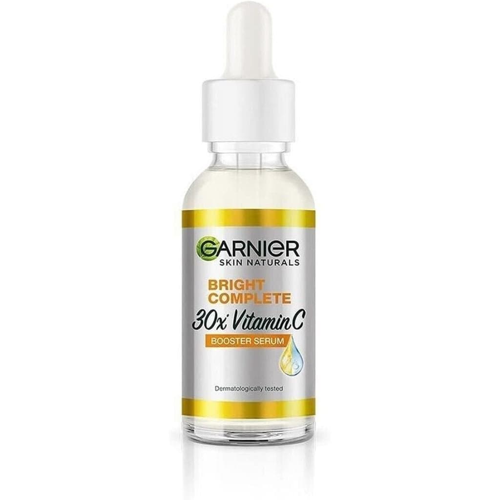 Garnier Bright Complete 30x Sérum Booster de Vitamina C+ com 2% de Niacinamida e 0,5% de Ácido Salicílico para Clareamen