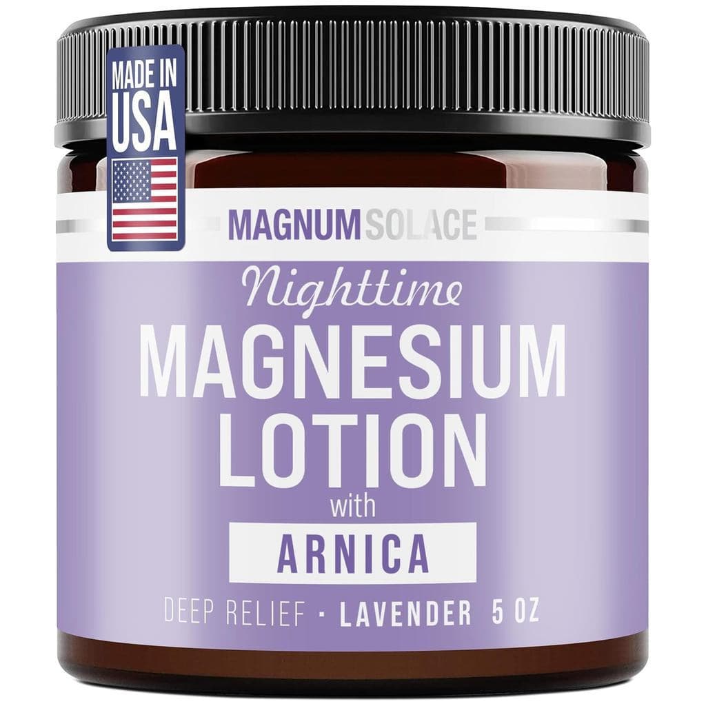 Promoção: Loção Noturna MagnumSolace com Arnica – Altamente Concentrada para Músculos e Articulações – Aplicar nas Perna