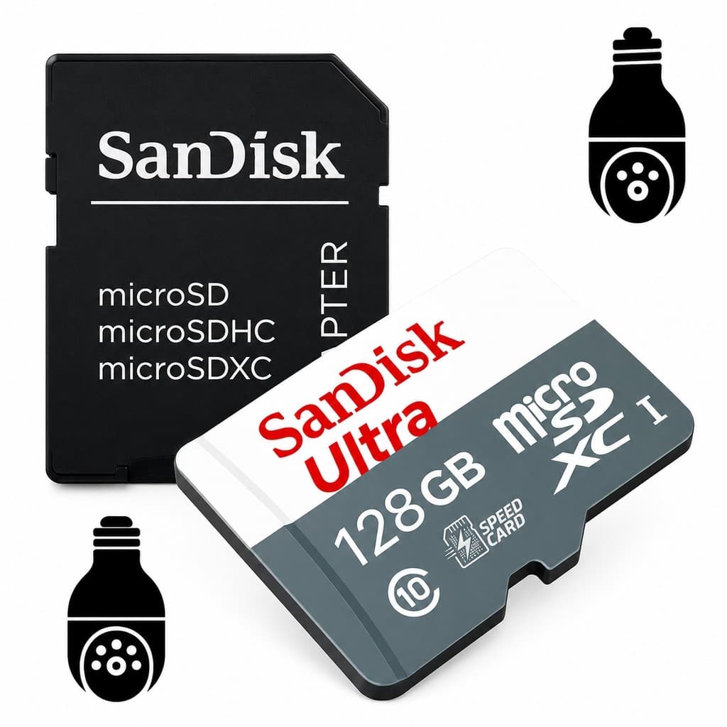 Cartão De Memória Micro Sd 128/256gb/512gb Classe 10 Ultra A1- Câmeras de Segurança