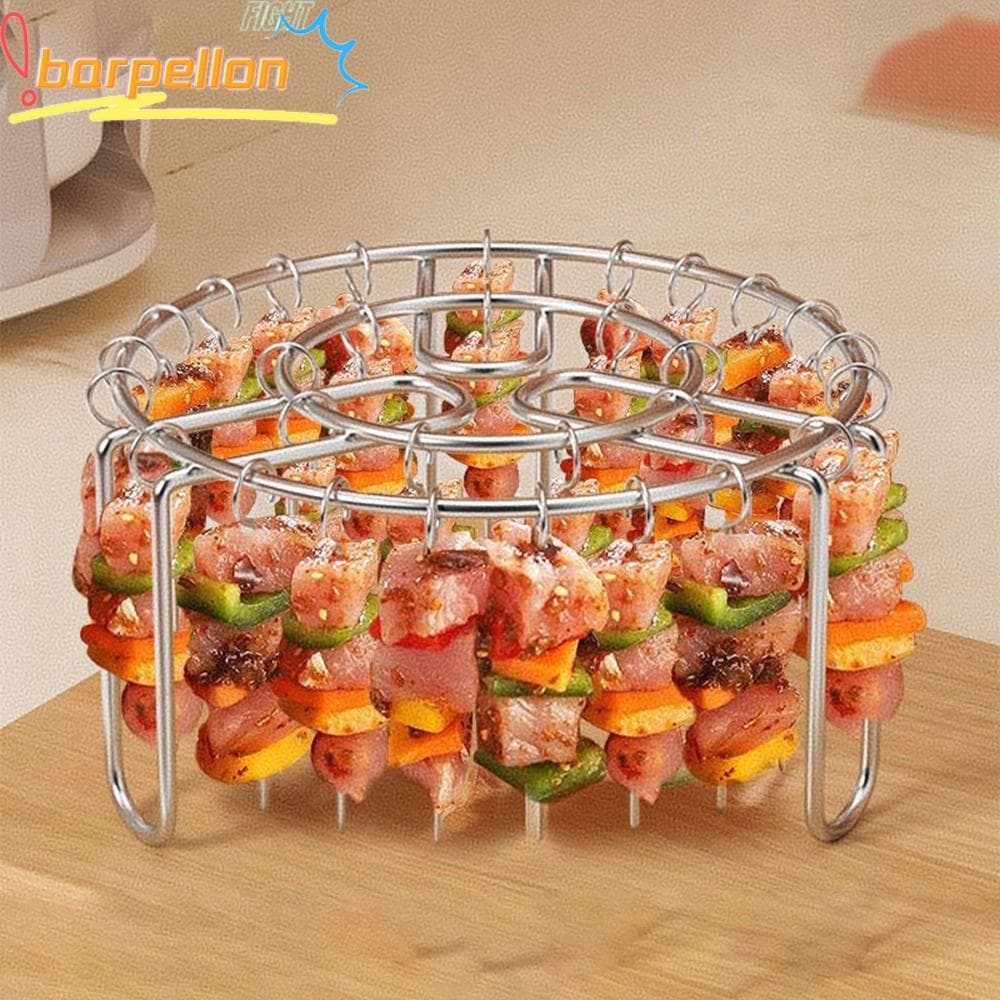 Rack De Grelha Vertical BARPELLON , Suporte De Espeto Removível Para De Corda , Aço Inoxidável