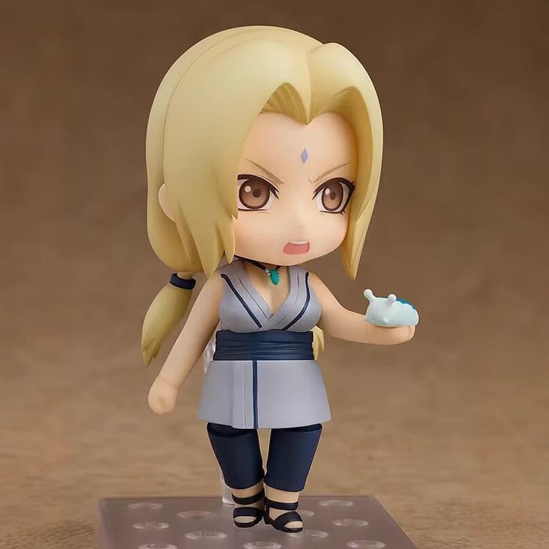 Versão doméstica da figura articulada decorativa GSC Naruto Shippuden 1008 Tsunade Nendoroid Q-version.