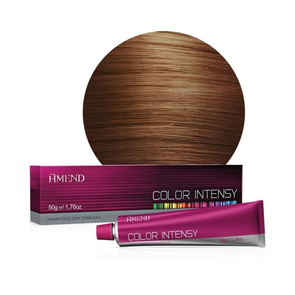 Coloração Color Intensy 6.34 Louro Escuro Dourado Acobreado 50g - Amend