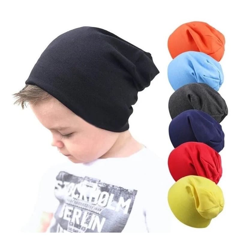 Gorro Touca Beanie Touca Infantil Toca Beanie Malha Caída Unisex