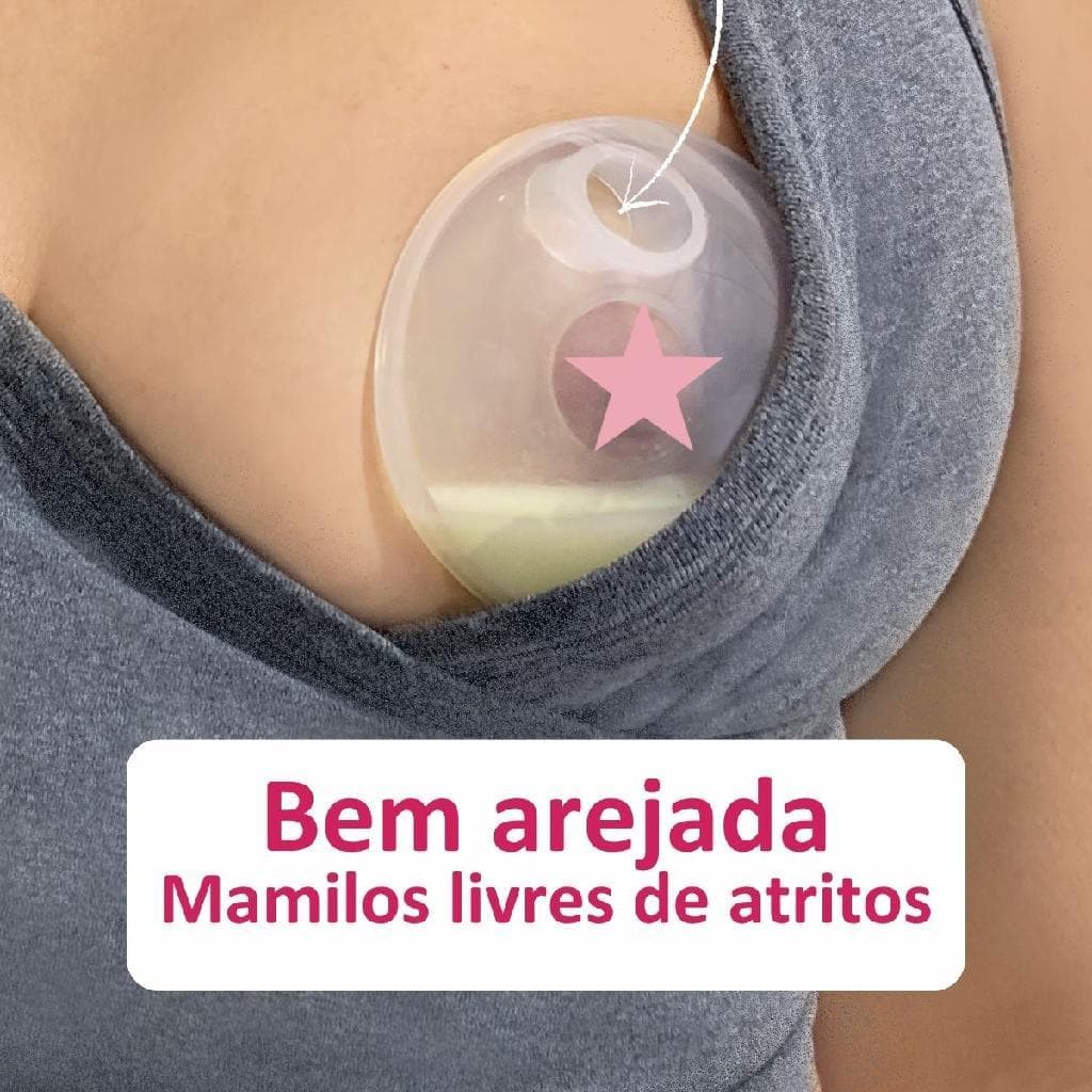 2 Und Concha Coletora De Leite Amamentacao Bebe Rn Higienico Pratico Amamentar