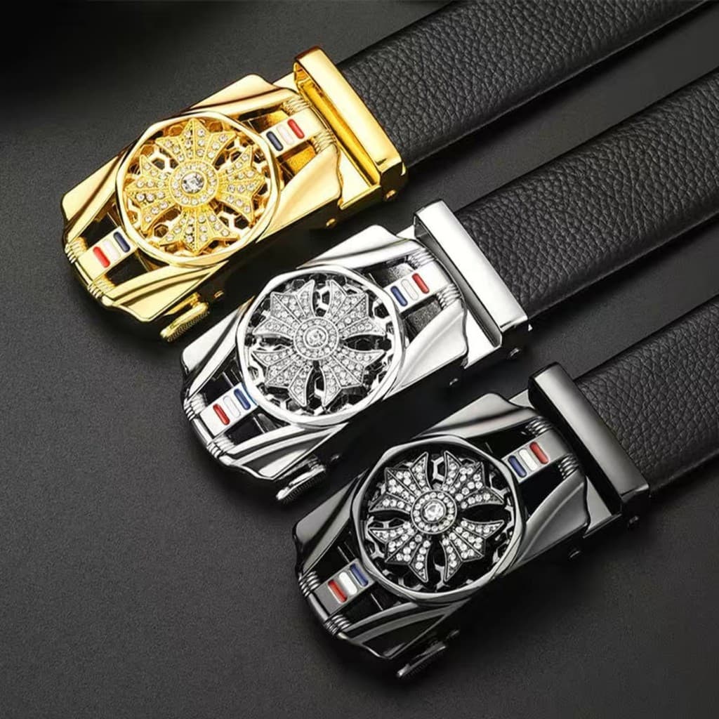 Time Run elegante venda quente cinto de fivela automática masculino High-End sentimento europeu americano All-Match simp