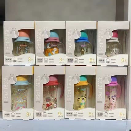 Adequado para a terceira geração de grande calibre pintado PPSU pombo mamadeira mamilo Natural sensação Real simulação l
