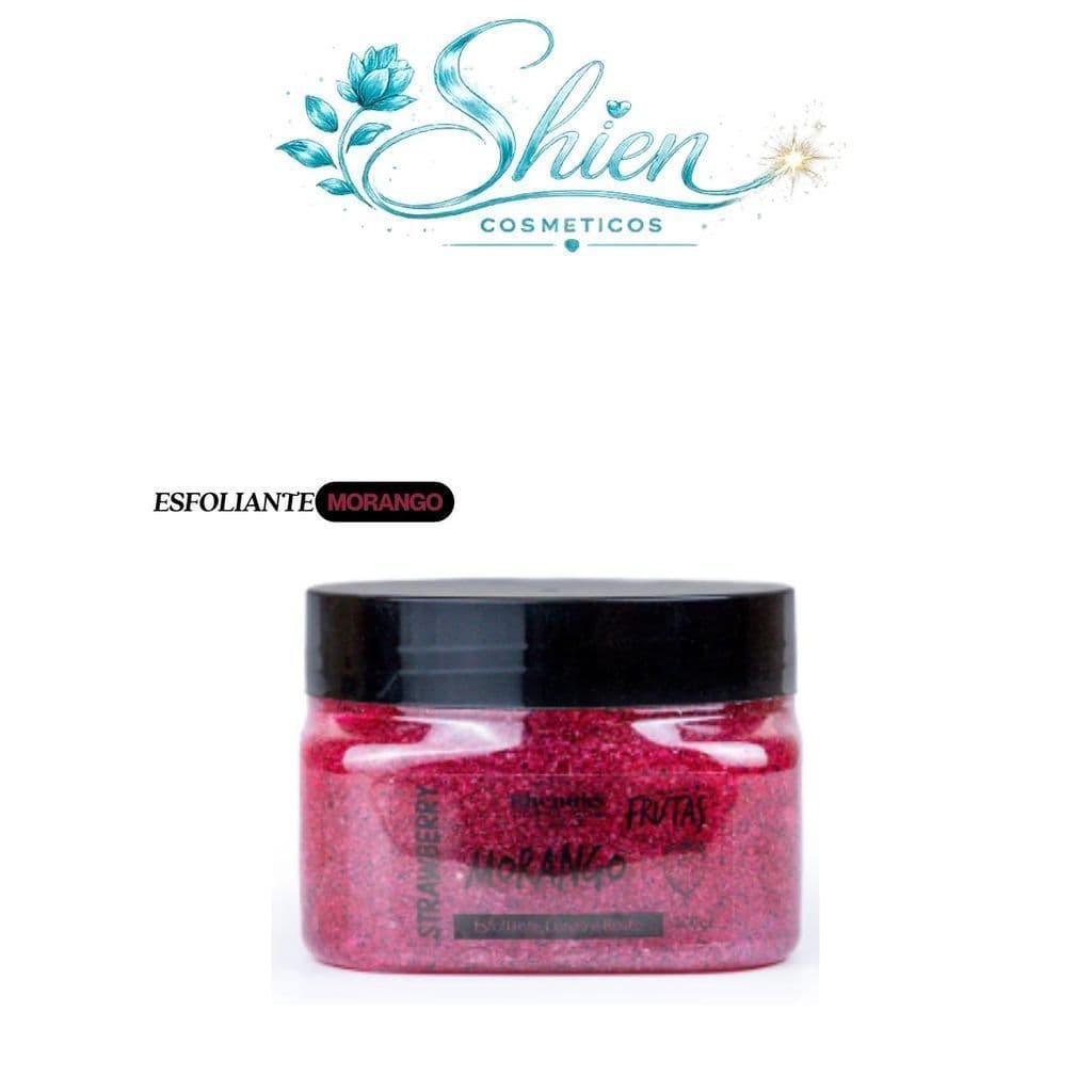 Esfoliante Frutas Corpo E Rosto Morango 300G Rhenuks (Afilhado)