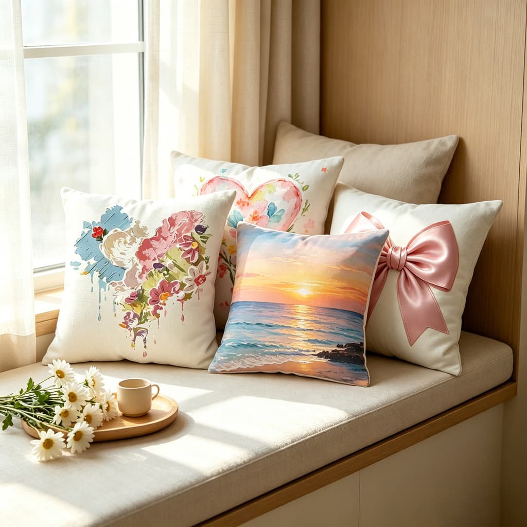 Almofadas Lisas e Estampadas 40cm x 40cm