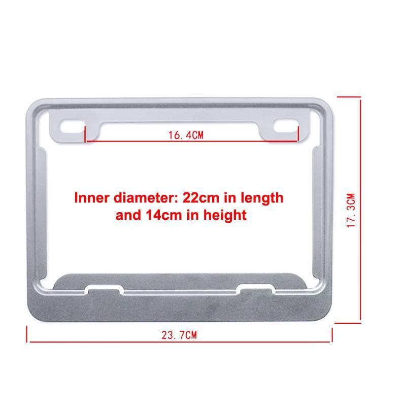 Quadros De Placa De Licença De Motocicleta Universal Alumínio Suporte Quadro De
