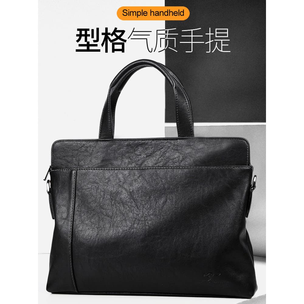 Colomb Kangaroo High-End Masculino Business A4 Maleta Commuter Bolsa Casual 2023 Novo Estilo Bolsa Mensageiro de Ombro