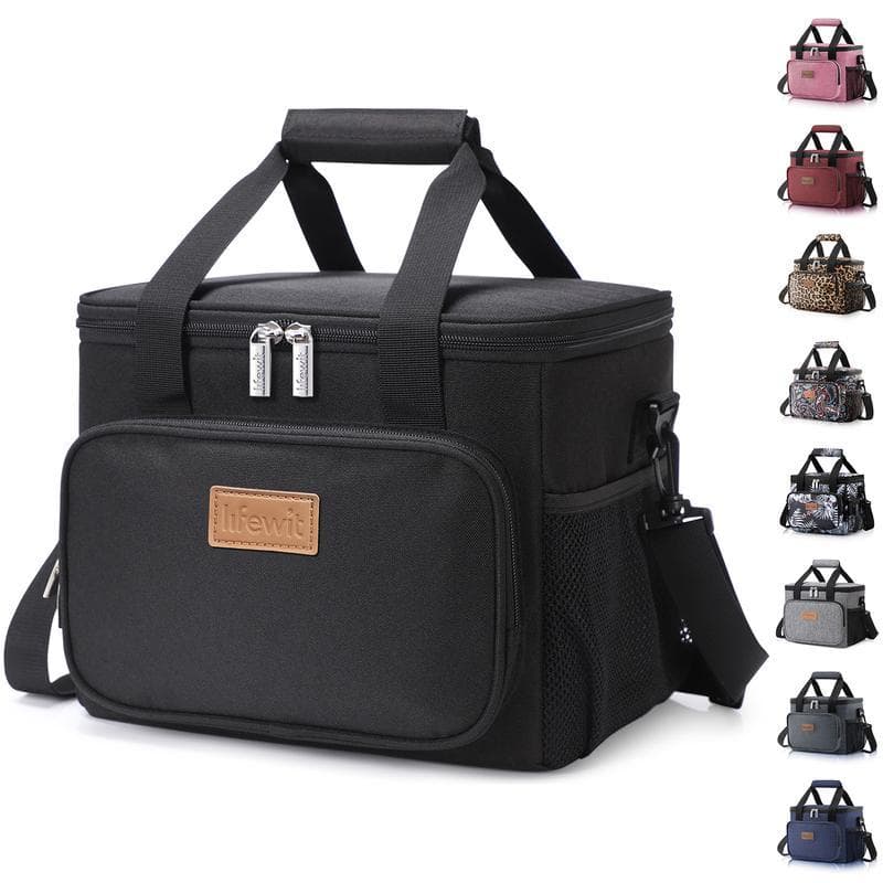 Bolsa Térmica Grande Lifewit para Almoço, Caixa Térmica Isolada, Bolsa Refrigeradora Macia para Adultos, Homens e Mulher