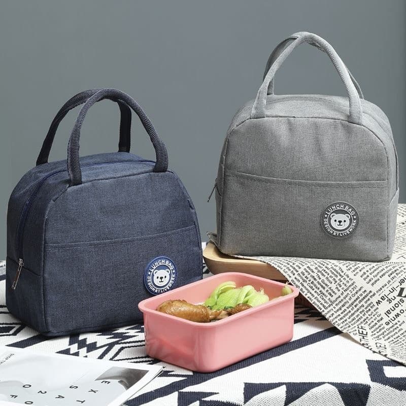 Lancheira Térmica Oxford Impermeável Porta Marmita Bolsa Almoço Trabalho Escola Fitness