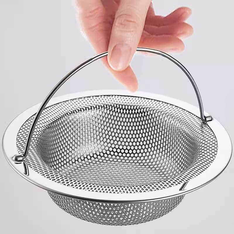 140 escorredor gaiola filtro pia da cozinha cesta de aço inoxidável filtro malha antiquado vegetal lavatório filtro
