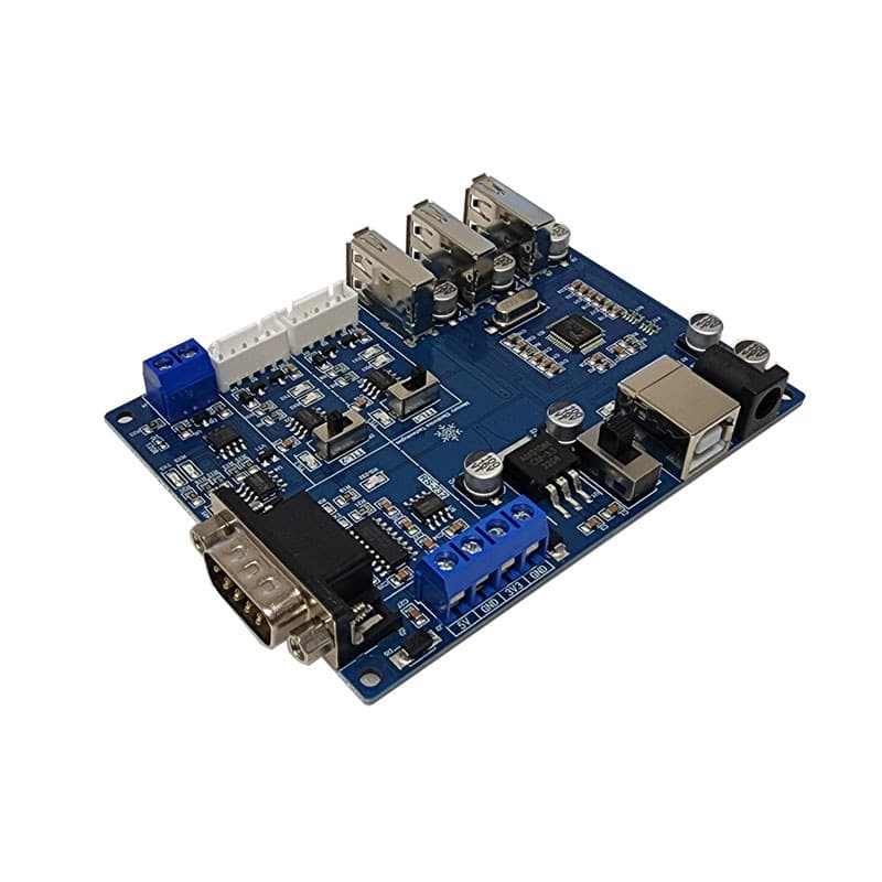 Estação de acoplamento USB THUB + porta serial USB para porta serial multicanal TTL232485Hub tudo-em-um MCS-99A
