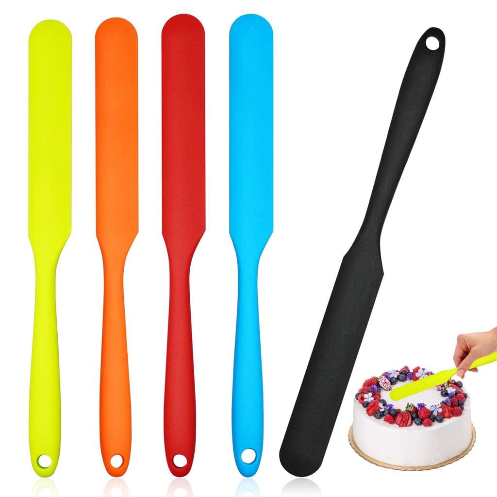 Espátula integrada de 33/24cm, placa de frutas, espátula de Silicone, creme de bolo, espátula de agitação, ferramentas d