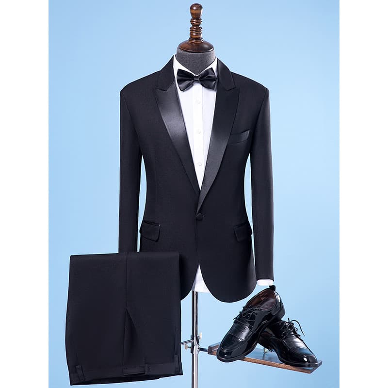Traje de desempenho masculino terno cantor anfitrião vestido masculino adulto coro traje desempenho traje estilo masculi